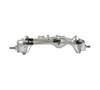 Compatible With Capra 1/10 RC Crawler Aluminum Offset Portal Axle With Constant Velocity Driveshift Adjustable Upper Link Mount RC Front Rear Axle(Silver,Front)