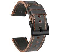 Compatible with Carbinox X-Ranger Bands, 22mm Horween Leather Strap for Carbinox Edge/Blaze Round/Blaze S/X-Ranger/Vortex/Vesta/Blaze Square, Suunto 9 Peak Pro/5 Peak/Race/Vertical, Ama@zfit T-Rex 3