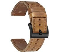 Compatible with Carbinox X-Ranger Bands, 22mm Horween Leather Strap for Carbinox Edge/Blaze Round/Blaze S/X-Ranger/Vortex/Vesta/Blaze Square, Suunto 9 Peak Pro/5 Peak/Race/Vertical, Ama@zfit T-Rex 3