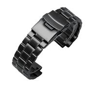 Compatible With Casio G-SHOCK GST-B200 Series | Stainless Watchband Folding Buckle Metal Men's Band Bracelet Convex Mouth