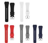 Compatible with Casio MDV106 Bands, 22mm Quick Release Sports Silicone Band Strap Replacement Wristband Compatible with Casio MDV106-1AV / MTP-VD01 Watch (5 Pack)