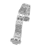 Compatible With Casio Metal Stainless Steel Watchband Modified Money Men(Silver-only strap)