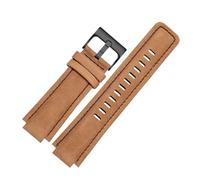 Compatible With Casio Modified Retro Vintage Cowhide Watch Strap DW5600 DW-5600 GW-B5600 GW-M5610 GA2100 Leather Bracelet Watchband 16mm(Khaki-black)