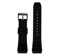 Compatible With CASIO Swordfish Diving Watch MDV-106 MDV-107 MTP-VD01D EFR-303 Watchband Men's Silicone Strap 22mm For Seiko Watches(Black black,20mm)