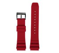 Compatible With CASIO Swordfish Diving Watch MDV-106 MDV-107 MTP-VD01D EFR-303 Watchband Men's Silicone Strap 22mm Compatible With Seiko Watches(Red black,22mm)