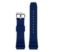 Compatible With CASIO Swordfish Diving Watch MDV-106 MDV-107 MTP-VD01D EFR-303 Watchband Men's Silicone Strap 22mm Compatible With Seiko Watches(Blue silver,20mm)