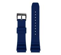Compatible With CASIO Swordfish Diving Watch MDV-106 MDV-107 MTP-VD01D EFR-303 Watchband Men's Silicone Strap 22mm Compatible With Seiko Watches(Blue black,20mm)