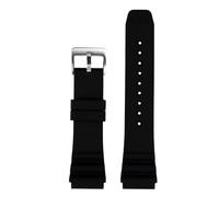 Compatible With CASIO Swordfish Diving Watch MDV-106 MDV-107 MTP-VD01D EFR-303 Watchband Men's Silicone Strap 22mm For Seiko Watches(Black silver,22mm)