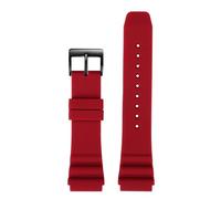 Compatible With CASIO Swordfish Diving Watch MDV-106 MDV-107 MTP-VD01D EFR-303 Watchband Men's Silicone Strap 22mm For Seiko Watches(Red black,20mm)