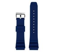 Compatible With CASIO Swordfish Diving Watch MDV-106 MDV-107 MTP-VD01D EFR-303 Watchband Men's Silicone Strap 22mm For Seiko Watches(Blue silver,22mm)