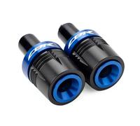 Compatible With CB300R CB125R CBR650R CBR500R CBR650F Motorcycle Handlebar Grips End Plugs Caps Sliders(Blue-CBR)