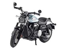 Compatible with CFMOTO 250SR 1/12 Racing Off-road Motorcycle Model Simulation Locomotive Arcade Motorcycle Model Sound And Light Collection Boyfriend's Gift(300 blue-1)