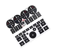 Compatible with Chevrolet for 1500 2500 3500 2006-2014 for Avalanche LT LTZ 2007-2015 Car AC Dash Button Repair Kit Sticker Dash Board Decal Car Center Console Trim
