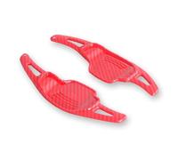 Compatible with Chevrolet for Camaro 2012 2013 2014 2015 Shifter Extensions Paddle Shifters Steering Wheel Trim Shift Paddles(Carbon Red)