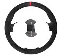 Compatible With Chevrolet For Camaro 2016 2017 2018 Car Steering Wheel Cover Non-slip Soft Suede(Black thread)