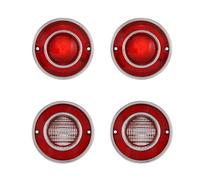 Compatible With Chevrolet For Corvette C3 1975 1976 1977 1978 1979 Car Taillight Rear Backup Reverse Brake Lamp Without Bulb Tail Light Lamp Left Side(Red)