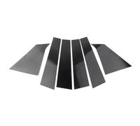 Compatible With Chevrolet For Malibu 2016-2023 Car L R Door Exterior Decoration Trim Pillar Posts Black Piano Cover Sticker Car Pillar Post Sticker