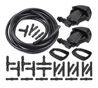 Compatible With Chevy For Chevrolet For Malibu 2005 2006 2007 2008 2009 2010 2011 2012 2013 2X Front Windshield Wiper Washer Nozzle Kit(With Regulator)
