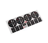 Compatible with Chevy for Suburban LT & LTZ 2007-2014 Decal Practical Button Sticker Repair Kit Climate Control AC Dash Buttons