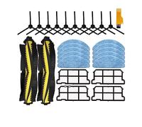 Compatible With Chuwi ILife V7 / V7s / V7s Pro V7s Plus Robot Vacuum Cleaner Main Brush Side Brush Strainer Filter Mop Cloth Spare Parts (Color : SET 1)