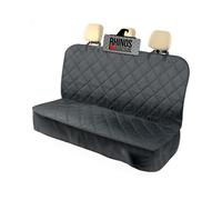 Compatible with Citroen C3 Aircross (2018 Onwards) Heavy-Duty Black Quilted Rear Seat Hammock for Pets - Waterproof & Anti-Slip