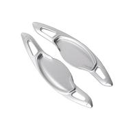 Compatible With Civic 11th 2022 2023 2024 Car Steering Wheel Paddle Shifter Extension Stickers Shift Paddle Trim Styling Accessories Paddle Shifter Cover(Silver)