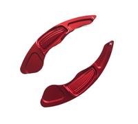 Compatible With Civic FD For City GM2 For Jazz GE Steering Wheel Extension Paddle Shift Shifter Paddles Aluminum Alloy Accessories Black(Red)
