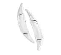 Compatible With Clio 5 2019 2020-2025 For Captur 2 For Arkana Zen For Initiale For Paris XM3 Paddle Shifter Car Steering Wheel Paddles Extension Shift Paddles Extended(Silver)