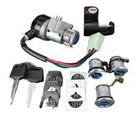 Compatible With CN250 Helix CN 250 Ignition Switch Seat Lock Fuel Gas Cap Key Set 35010 KS4 711 Aftermarket Replacement
