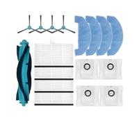Compatible With Compatible With ( Cecotec Conga 2499 )Ultra Home Titanium SmartGyro R80 Robot Parts Main Side Brush Filter Mop Cloth Dust Bag Accessory(Set 1)