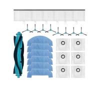Compatible With Compatible With ( Cecotec Conga 2499 )Ultra Home Titanium SmartGyro R80 Robot Parts Main Side Brush Filter Mop Cloth Dust Bag Accessory(Set 2)