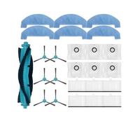 Compatible With Compatible With ( Cecotec Conga 2499 )Ultra Home Titanium SmartGyro R80 Robot Parts Main Side Brush Filter Mop Cloth Dust Bag Accessory(Set 4)