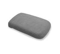 Compatible with Console Lid Cover Protector Fleece Gray Fabric Front Center for Chevy for Colorado 2015-2019 1pc CHE-COL-1519 (Cover Solely, No Hardware Included)