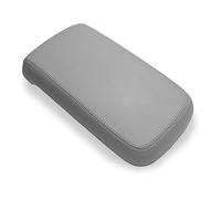 Compatible with Console Lid Pull Over Cover Leather Light Gray for Chevy for Colorado 2015-2019 1pc Front Center CHE-COL-1519 (Cover Solely, No Hardware Included)