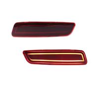 Compatible With Corolla 2014 2015 2016 2017 2018 2019 1 Pair Car Rear Bumper Reflector Tail Brake Fog Lights Turn Signal Lights Rear Reflective Lens(Red,A)