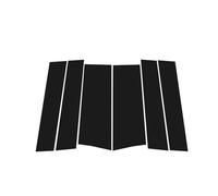 Compatible With CR-V For CRV 2007 2008 2009 2010 2011 Glossy Black Window Door Deal B C Pillar Post Cover Sticker Window Moldings