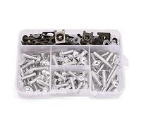 Compatible With CRF250L M For CRF250M CRF1000L SL230 XR230 Motorcycle Universal Fairing Screws Nuts Kit Moto Bodywork Screw Nuts Screws Fastener Nutand Bolt Kit