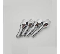 Compatible With Dacia 4PCS Alloy Bolts Nuts Lugs Wheel Studs M12 X 1.5, 17mm Hex Cone Taper Auto Parts