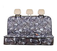 COMPATIBLE WITH Dacia Duster 2 (2018 ON) - Grey Camouflage Heavy Duty Premium Quilted Dog Cat Pet Hammock Rear Seat Cover