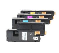 Compatible with Dell 1250 c Toner Set Black, Cyan, Magenta, Yellow - 1250/592-11016 - 592-11019 & 59211021 - For approx. 1 x 2.000 & 3 x 1.400 Pages (5% Coverage)