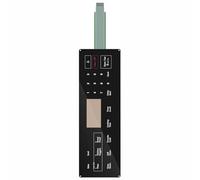 Compatible with DG34-00025A Range Membrane Switch Touchpad Overlay Stove Thin-Film Replacement Part Compatible with Samsung Oven NE59J3421SS NE59J3420SB