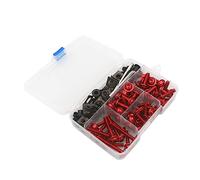 Compatible With Dio For Af18 For Steed For Transalp For Zoomer Dax Motorcycle Complete Full Fairing Bolt Kits Clips Body Screws Nuts Fasteners Nutand Bolt Kit
