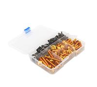 Compatible With Dio For Af18 For Steed For Transalp For Zoomer Dax Motorcycle Complete Full Fairing Bolt Kits Clips Body Screws Nuts Fasteners Nutand Bolt Kit