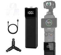 Compatible with DJI Osmo Pocket 3/4/4P Battery Handle | 5000mAh, Digital Display, with 1/4 Inch Thread, 180-Minute Battery Life