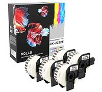 Compatible with DK22225 Continuous Standard Address Labels for QL-500, QL-550, QL-560, QL-570, QL-580N, QL-700, QL-720NW, QL-800, 810W, QL-1050, 1100, 1110NWB Label Printers (38mm x 30.48m)