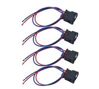 Compatible With Dodge For Attitude 2006-2010 Ignition Coil Connector Plug Harness Waterproof Electrical Assembly Replacement 27301-26640 Spare Parts(4 Pieces)