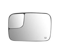 Compatible With DODGE For RAM 1500 For PICKUP 2005-2007 2008 Car Heating Exterior Side Rearview Mirror Glass Lens OEM:5161011AA 5191035AA Car Mirror Glass(Left)