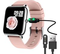 Compatible with Donerton Smart Watch Charger,Blueshaweu 2 Pin Magnetic USB Charging Cable Replacement Charger for Donerton P22/Popglory Smartwatch/CanMixs, feifuns, kalinco P22 1.4" smartwatch (Black)