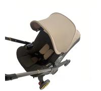 Compatible with Doona Car Seat Cover - Doona Replacement Hood & Stroller Accessories Replacement, 1 Canopy + 2 Shoulder Pads Sun Shade Breathable Durable for Infant Travel Daily Use (Khaki)