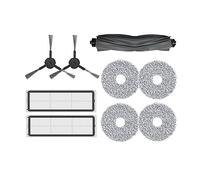 Compatible With Dreame Bot L10s Pro Robot Vacuum Cleaner Accessories Parts, Main Brush/Side Brush/Cover/Filter/Detergent/Rag (Color : Original Kit)